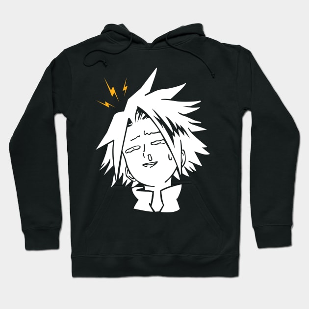 Kaminari Denki Funny Face Hoodie by merch.x.wear